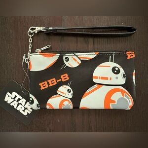 Bioworld Star Wars BB-8 Wristlet purse LootCrate exclusive - NWT